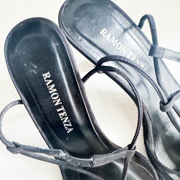 Ramon Tenza Beaded Strappy Heels 8 - Picture 7 of 10